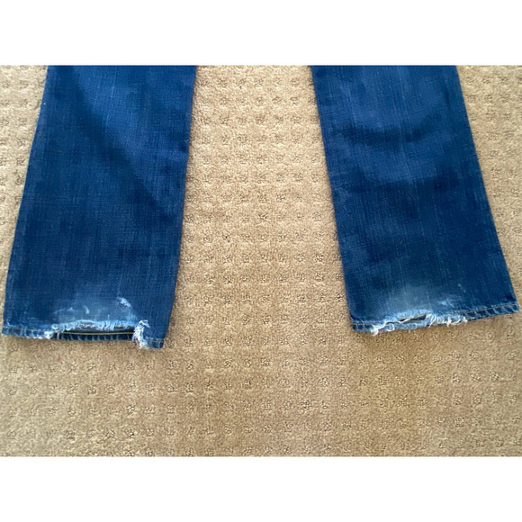 Womens Straight Leg Jeans 30 x 32 Blue Deconstructed by J Crew - Picture 11 of 15